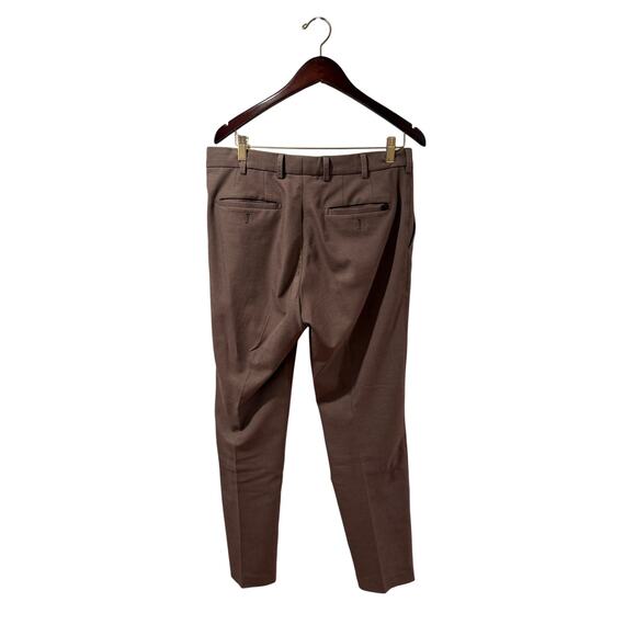 Peter Millar Other - Peter Millar Dress Pants Men 32x34 Brown Tailored Wool Blend Flat Front